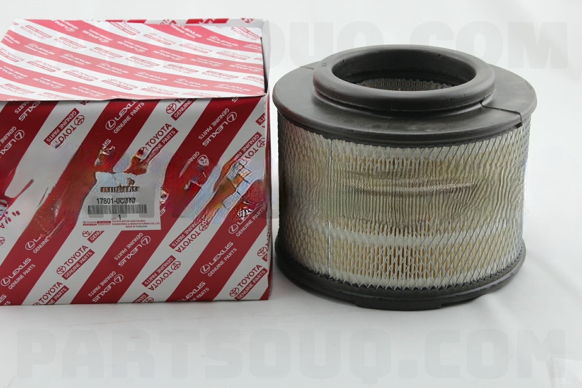 مجموعه فرعی عنصر فیلتر هوا تویوتا - 17801-0C010